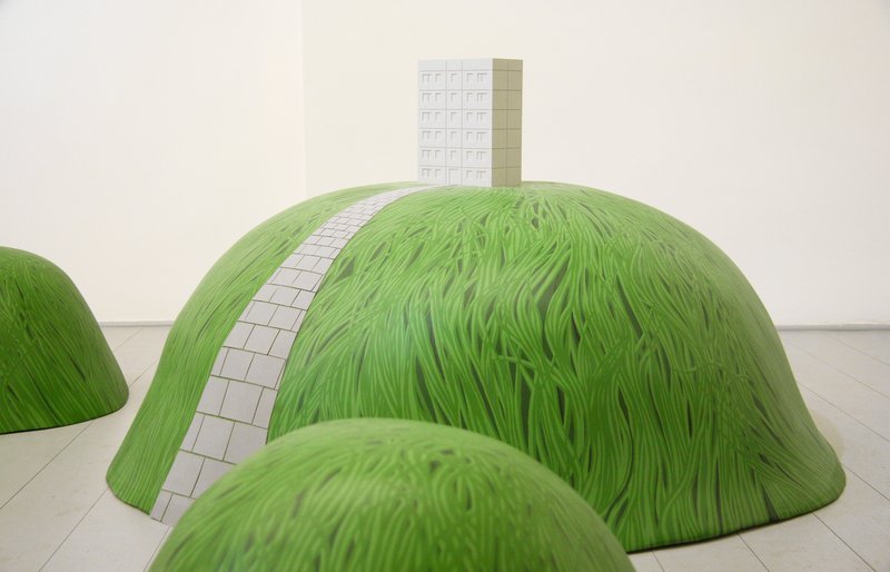 Antje Guske - Hügel, Haus, Weg Antje Guske - Hügel, Haus, Weg